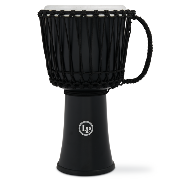 LP2010-BK - LP® 10-inch Rope Tuned Circle Djembe with Perfect-Pitch head - Black